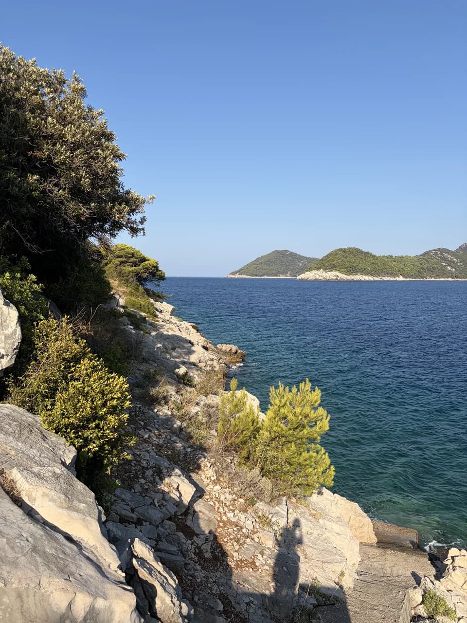 A rocky Mediterranean coastline