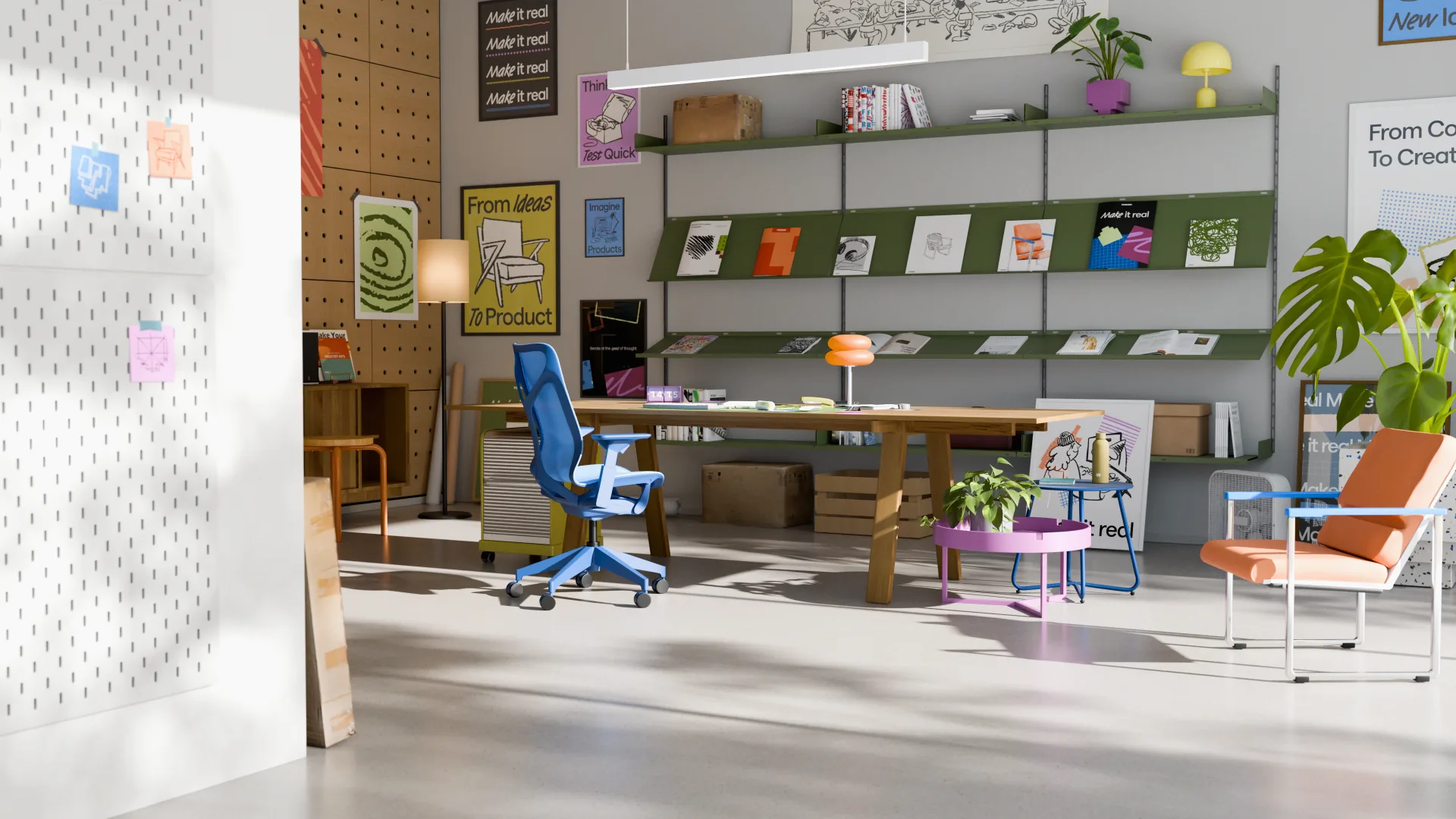 Wide view of the Vizcom studio