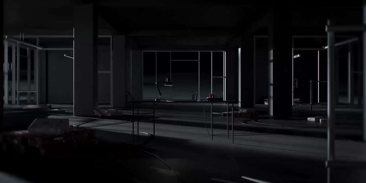 Hyperframe CGI 3D environment brand visual