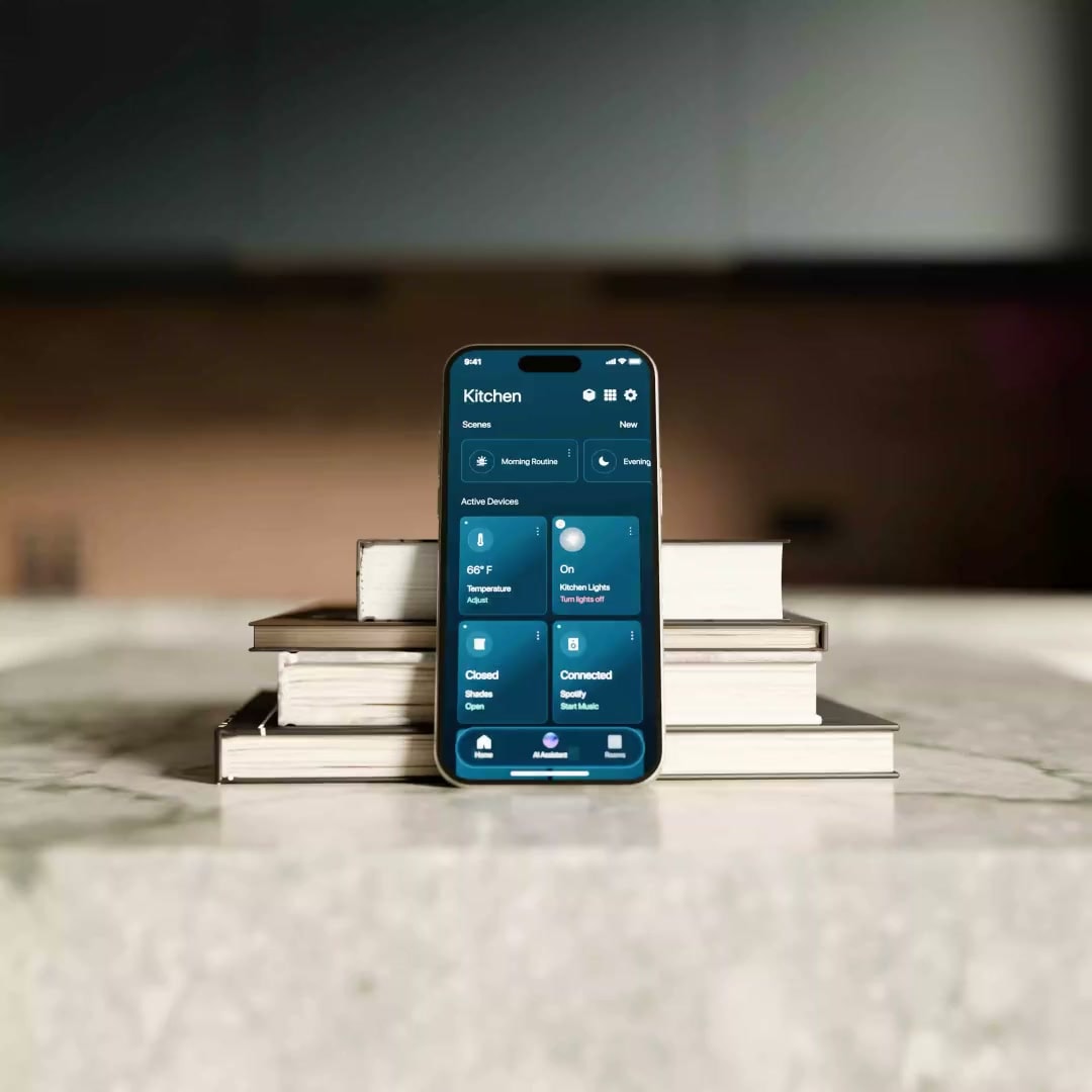 Homio Smart Home CGI 3D environment visualization