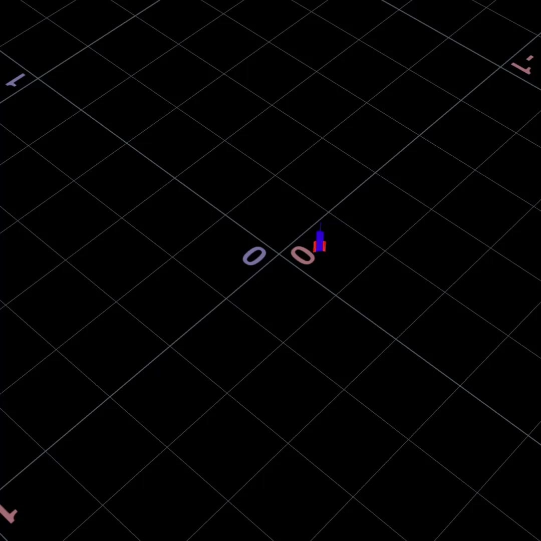 Weave simulation breakdown showing the purple VSX logo forming in the 3D viewport